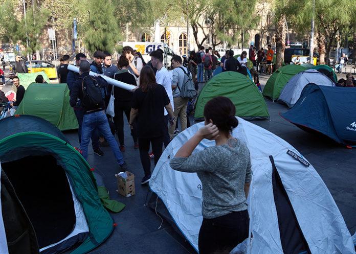 acampada UB